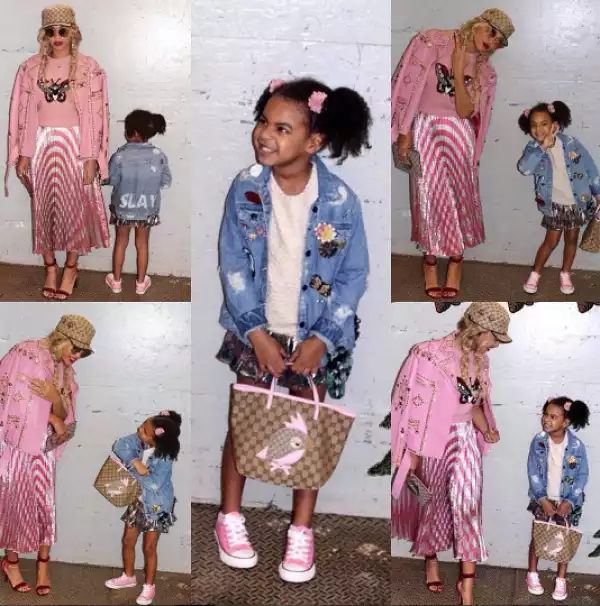 Adorable new photos of Beyonce and Blue Ivy in coordinated outfits 